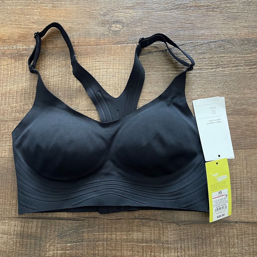 All in Motion Black Sports Bra